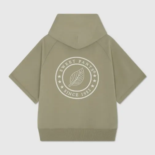 Femme SWEET PANTS YOKE HOODIE SAGE