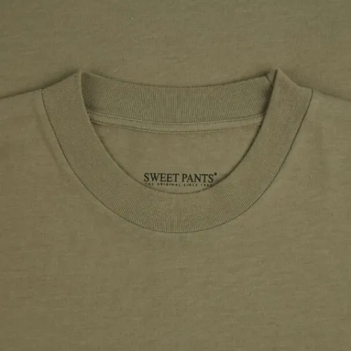 Homme SWEET PANTS YOKE TEE SAGE